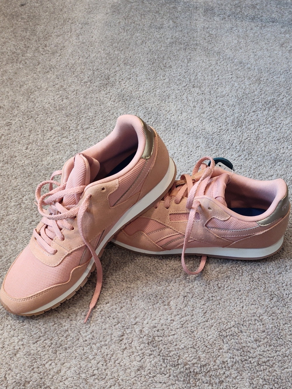 Reebok Women's Pink Low-Top Athletic Sneakers